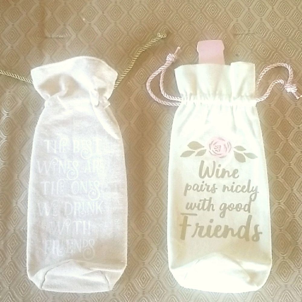3@30.00 𝅺NWOT Bags for Wine